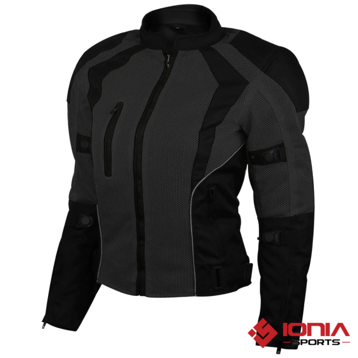 Women's Motorcycle Jacket With Armor