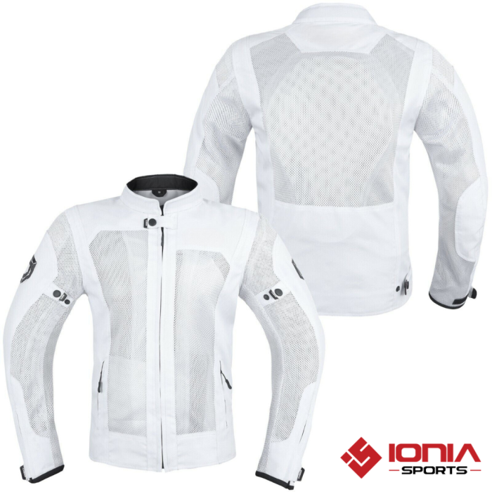 Summer jacket for motorcycle ride