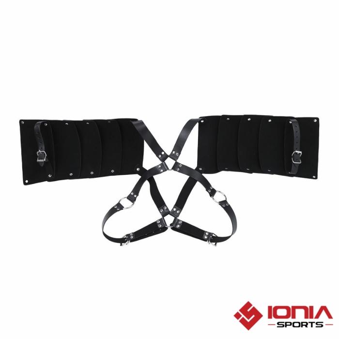 comfortable leather shoulder harness