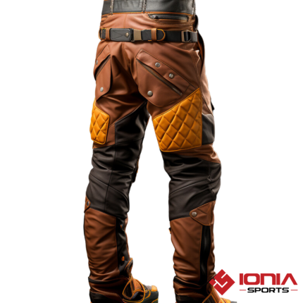 Brown Motorcycle Chaps for men