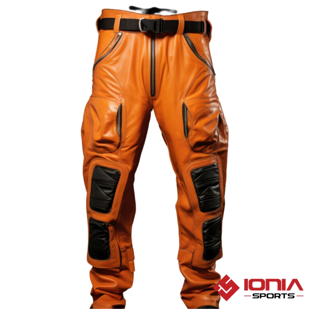 Motorcycle Leather Chaps - Ionia Sports