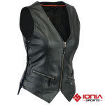 Women's Motorcycle Vest Leather