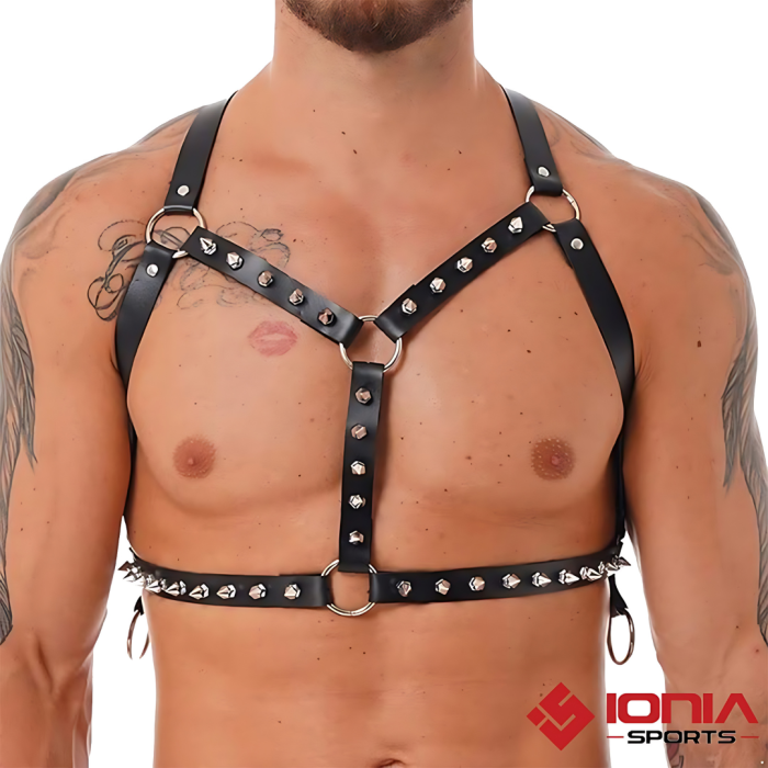 torso leather belt for men