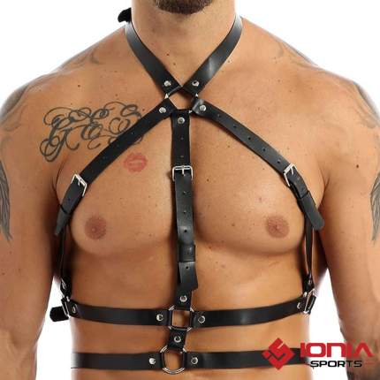 Leather Body Chest Harness Belt for Men